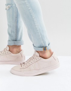 Розовые низкие кроссовки Nike Blazer 371760-605 - Розовый
