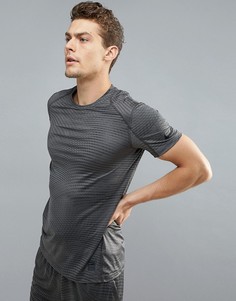 Серая футболка с принтом Nike Training Pro 838000-038 - Серый