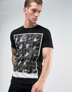 Футболка с принтом Diesel T-Joe-QR - Черный