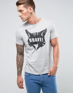 Футболка с принтом Diesel T-Joe-QC - Серый