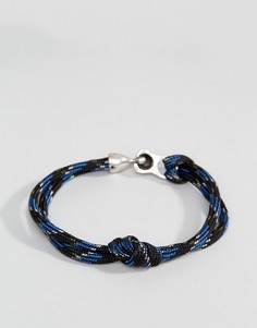 Темно-синий веревочный браслет Icon Brand - Темно-синий