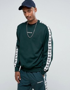 Зеленый свитшот с круглым вырезом adidas Originals Adicolor TNT BR6752 - Зеленый