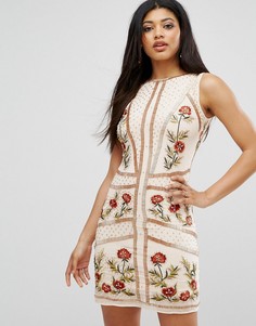 Платье с цветочной отделкой Frock and Frill - Розовый