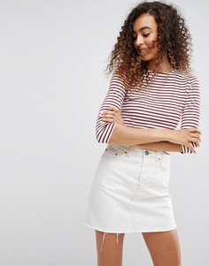 Укороченная свободная футболка ASOS - Мульти