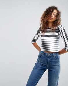 Укороченная свободная футболка ASOS - Мульти
