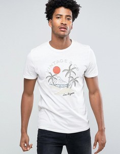 Футболка с вышивкой Jack & Jones Vintage - Белый