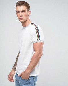 Футболка цвета экрю с радужным кантом ASOS - Белый