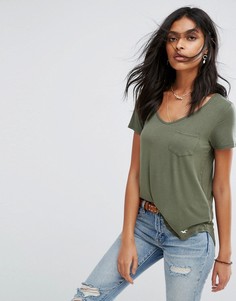 Футболка Hollister - Зеленый