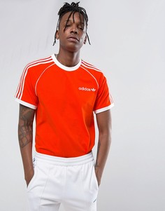 Оранжевая футболка adidas Originals Osaka California CV8952 - Оранжевый