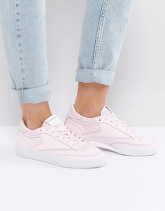 Пастельно-розовые классические кроссовки Reebok Club C - Розовый