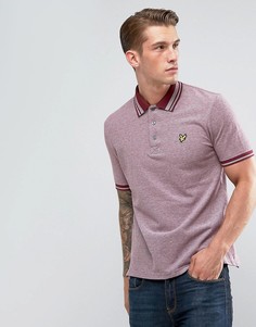 Бордовая футболка-поло Lyle &amp; Scott - Красный
