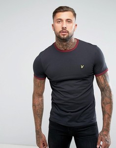 Черная футболка Lyle &amp; Scott Ringer - Черный