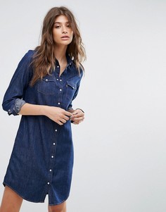 Джинсовое платье в стиле вестерн Levis Iconic - Синий Levis®