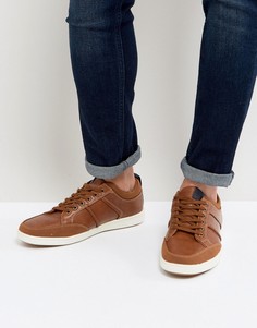 Cветло-коричневые кроссовки со шнуровкой New Look - Рыжий