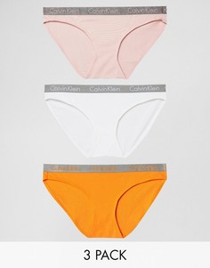 Набор из 3 хлопковых трусов Calvin Klein Radiant - Мульти