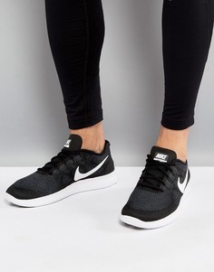 Черные кроссовки Nike Running Free Run 2017 880839-001 - Черный