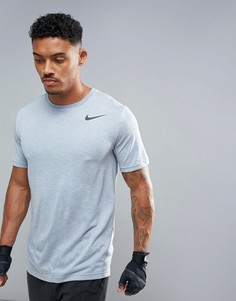 Серая футболка Nike Training Pro Compression HyperDry 832835-043 - Белый