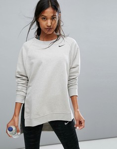 Спортивный лонгслив Nike - Кремовый