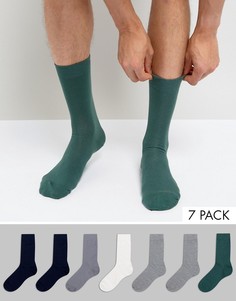 7 пар носков ASOS - Мульти