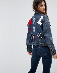 Куртка с вышивкой Tommy Hilfiger Denim - Синий