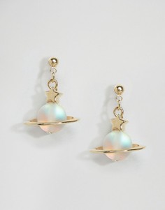 Серьги ограниченной серии с бусиной и звездочкой ASOS - Мульти