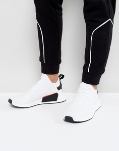 Белые кроссовки adidas Originals NMD R2 Primeknit BY3015 - Черный
