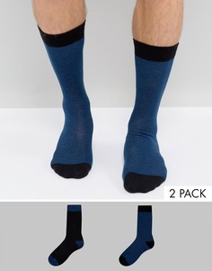 Набор из 2 пар носков с добавлением шерсти ASOS Premium - Мульти