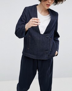 Джинсовый блейзер ASOS WHITE - Синий