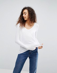 Футболка с длинными рукавами ASOS - Белый