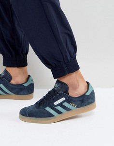 Синие кроссовки adidas Originals Gazelle Super CG3275 - Синий