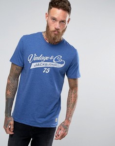 Футболка с принтом Jack &amp; Jones Vintage - Черный