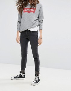 Темные джинсы скинни с классической талией Levis 711 - Черный Levis®