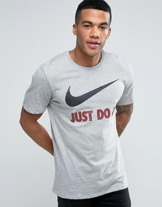 Серая футболка Nike Just Do It 707360-066 - Серый