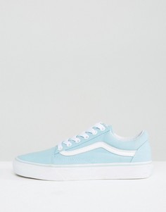 Голубые кроссовки Vans Classic Old Skool - Синий