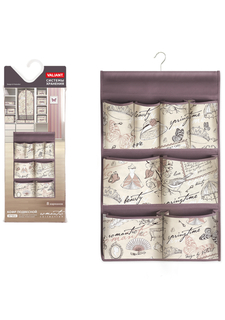 Кофр подвесной для хранения с вешалкой, 8 карманов ROMANTIC Valiant