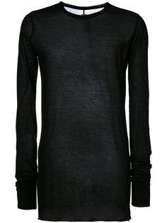 удлиненная футболка Rick Owens