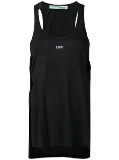топ с вырезом-ковш Off-White