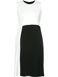 двухцветное платье-футляр Derek Lam