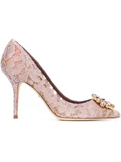 декорированные кружевные туфли Dolce &amp; Gabbana