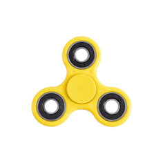 Спиннер для рук, желтый, металлический подшипник, Fidget Spinner