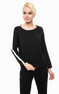 Черная блуза с длинными рукавами Cinque