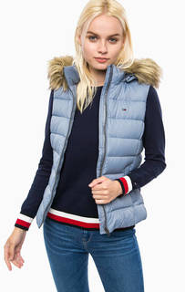 Утепленный жилет со съемным капюшоном Hilfiger Denim