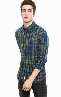 Рубашка из хлопка в клетку Hilfiger Denim