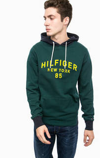 Толстовка из хлопка с карманом-кенгуру Tommy Hilfiger