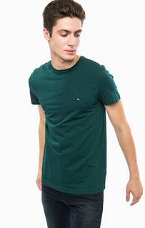 Хлопковая футболка с круглым вырезом Tommy Hilfiger