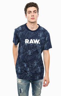 Хлопковая футболка с круглым вырезом G Star RAW