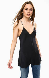 Топ из вискозы в бельевом стиле Replay