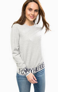 Однотонный хлопковый свитшот Tommy Hilfiger