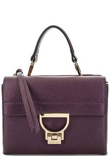 Фиолетовая сумка с двумя отделами Coccinelle