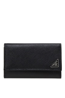 Кожаная ключница Prada